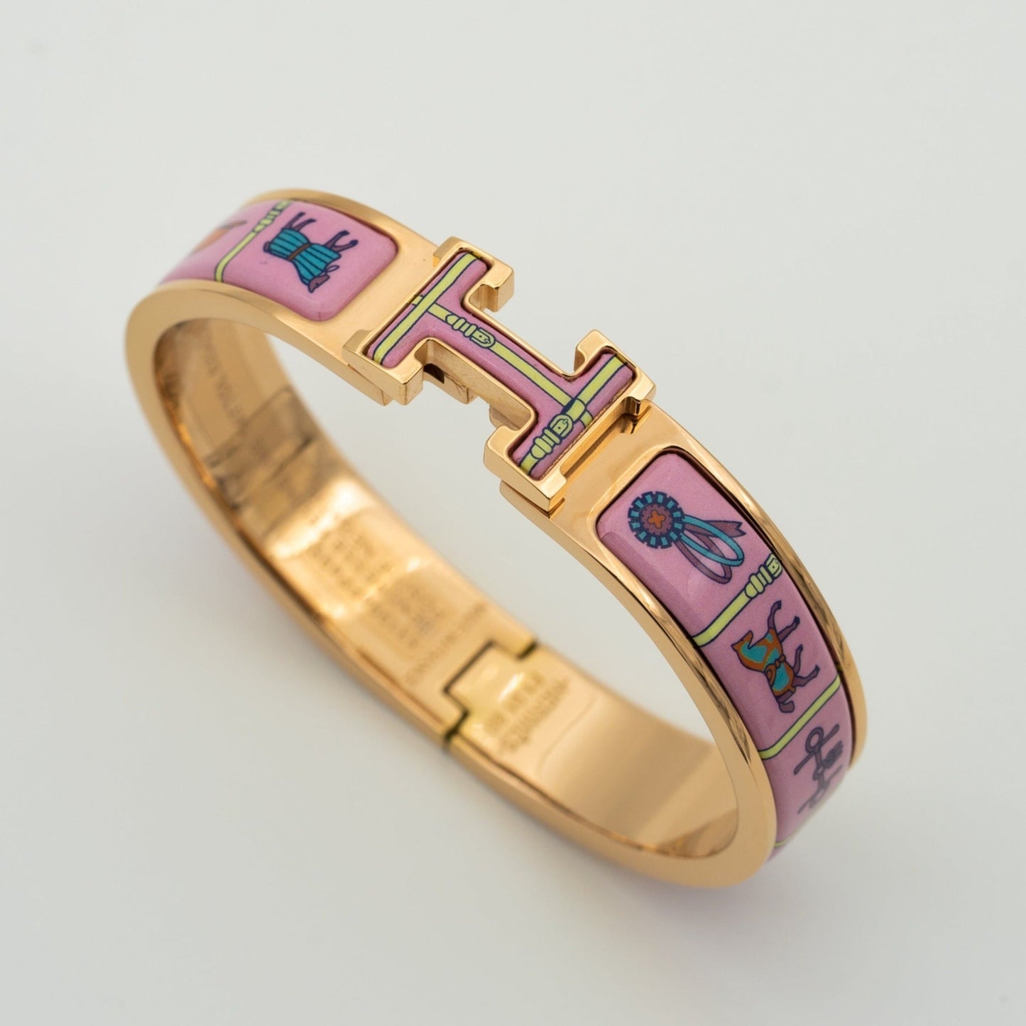 ¡®Moco¡¯H PINK GOLD BRACELET PINK CERAMIC