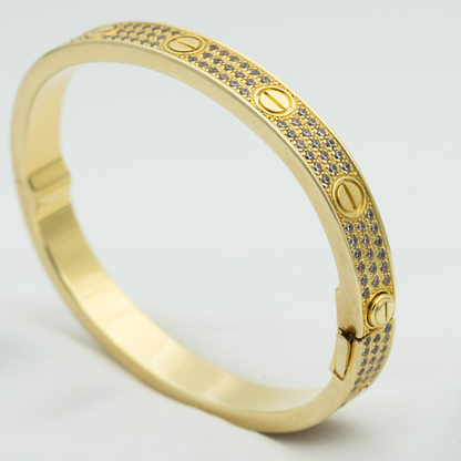 ¡®Moco¡¯LOVE BRACELET 6.1MM DIAMOND-PAVED