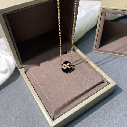 ¡®Moco¡¯JEUX DE PINK GOLD DIAMOND NECKLACE
