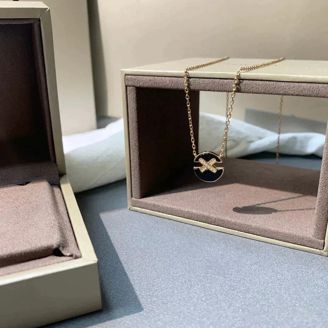 ¡®Moco¡¯JEUX DE ROSE GOLD DIAMOND NECKLACE