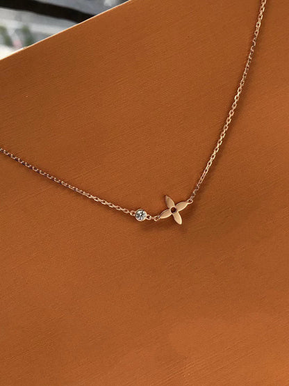 ¡®Moco¡¯BLOSSOM PENDANT PINK GOLD AND DIAMOND