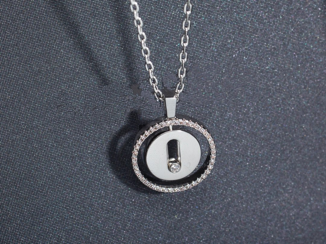 [moco jewelrys ]moco jewelrys MOVE PM NECKLACE SILVER DIAMOND