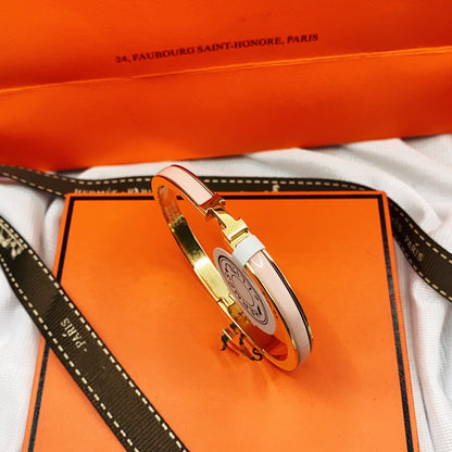 ¡®Moco¡¯CLASSIC HM CLIC  PINK 8MM ENAMEL BRACELET