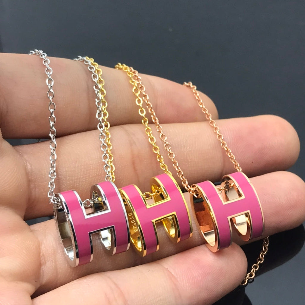 ¡®Star¡¯H NECKLACE PINK