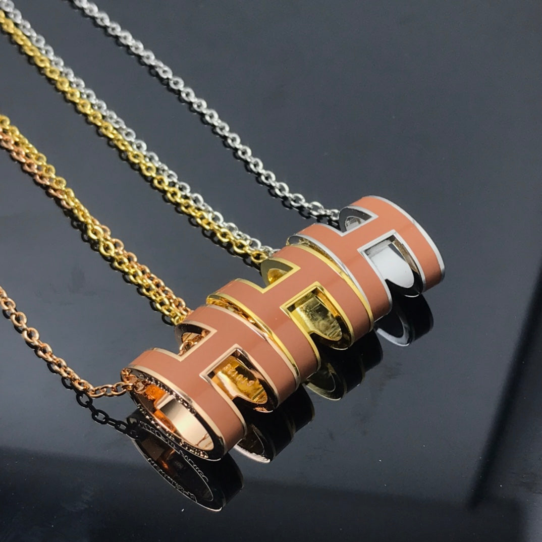 ¡®Star¡¯H NECKLACE BROWN