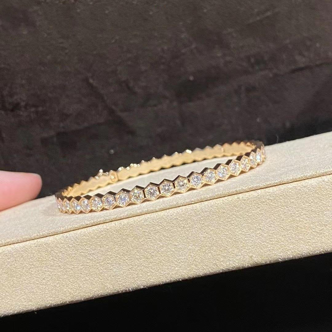 ¡®Star¡¯BEE LOVE GOLD BRACELET FULL DIAMOND