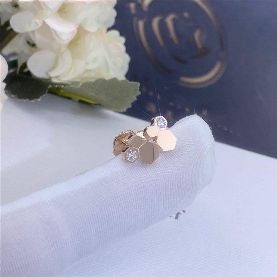 ¡®Star¡¯BEE LOVE PINK GOLD DIAMOND EARRINGS