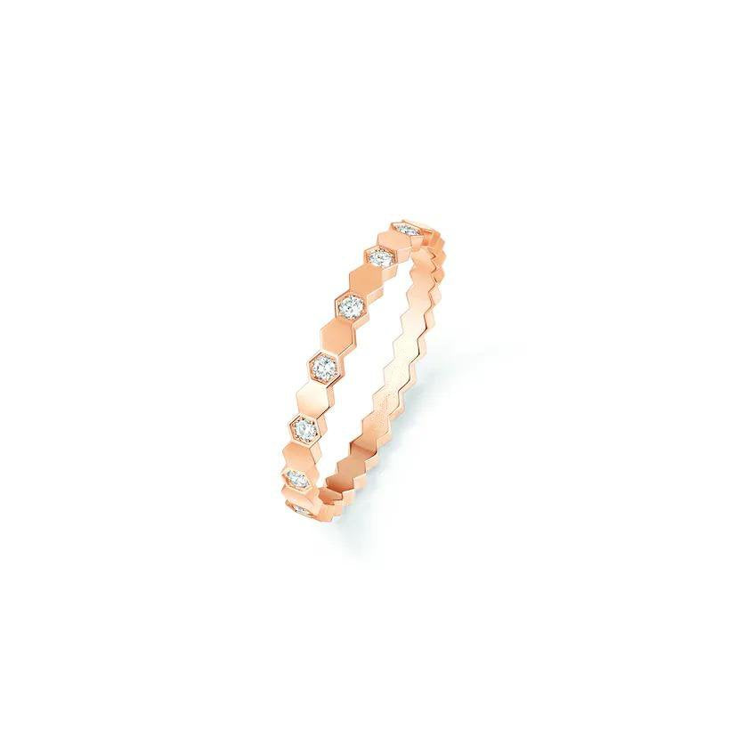 ¡®Moco¡¯BEE LOVE RING PINK GOLD DIAMOND