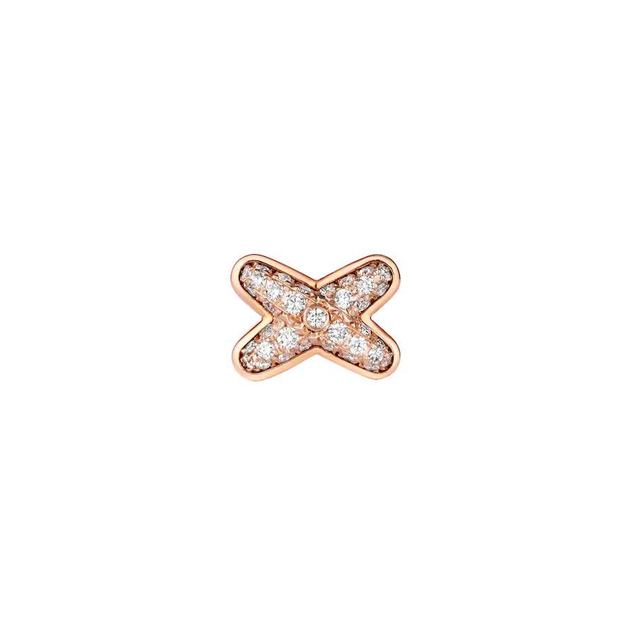 ¡®Star¡¯JEUX DE PINK GOLD DIAMOND EARRINGS