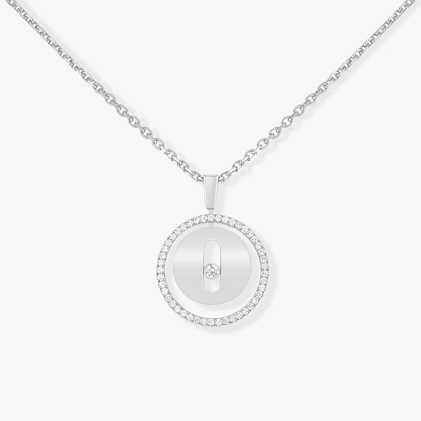 [moco jewelrys ]moco jewelrys MOVE PM NECKLACE SILVER DIAMOND