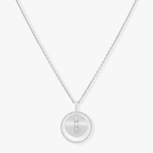 [moco jewelrys ]moco jewelrys MOVE MM SILVER DIAMOND NECKLACE