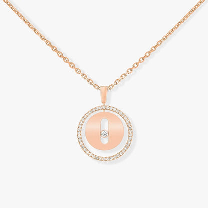 [moco jewelrys ]moco jewelrys MOVE PM NECKLACE PINK GOLD DIAMOND