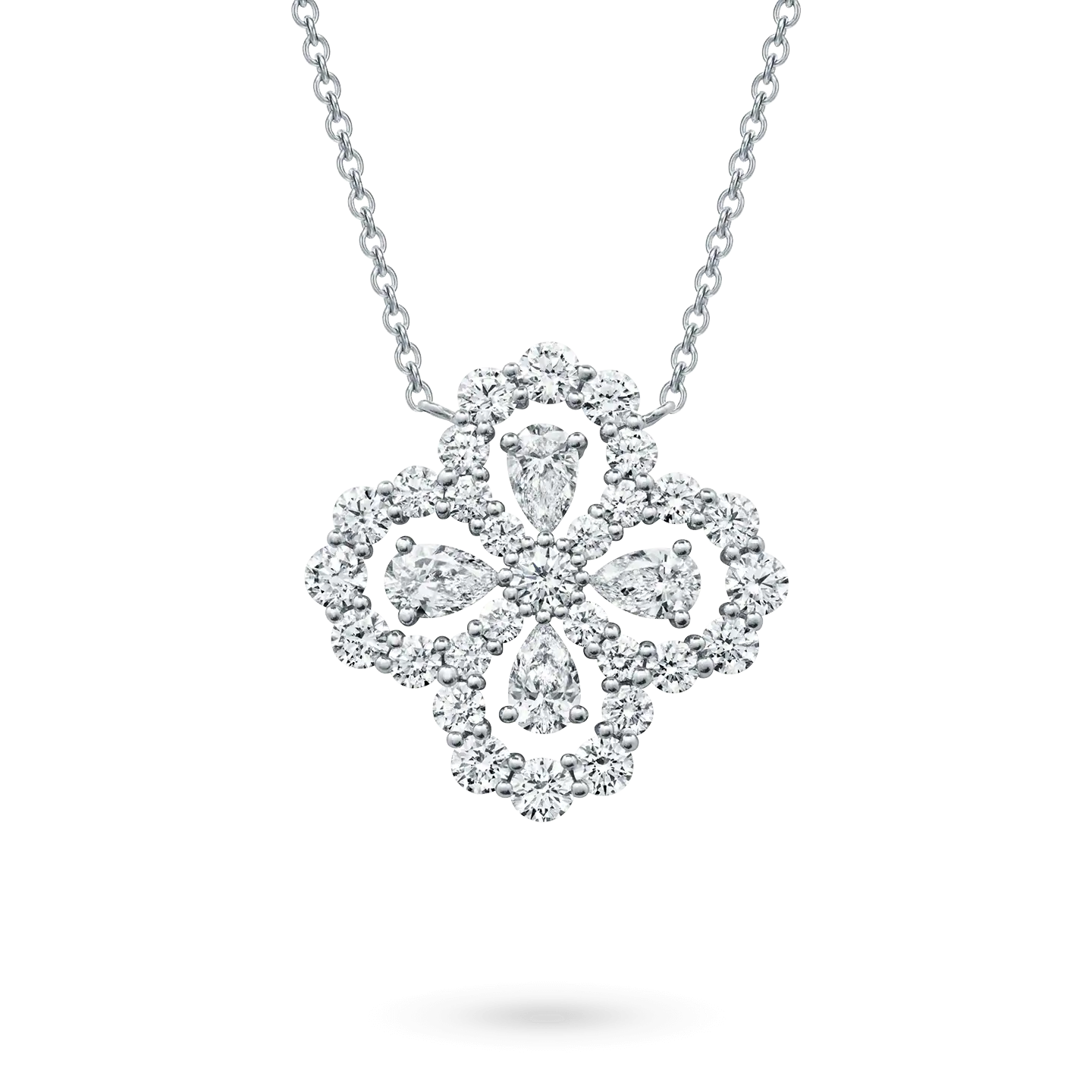 ¡®Moco¡¯LOOP NECKLACE FULL MOTIF DIAMOND 16MM MULTIPLE COLORS