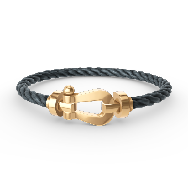 ¡®Star¡¯FORCE LARGE HORSESHOE NO DIAMOND BRACELET GOLD