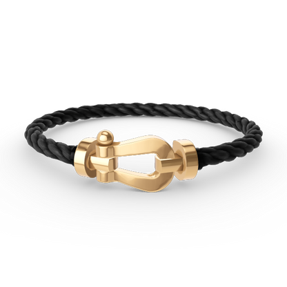 ¡®Moco¡¯FORCE LARGE HORSESHOE NO DIAMOND BRACELET GOLD