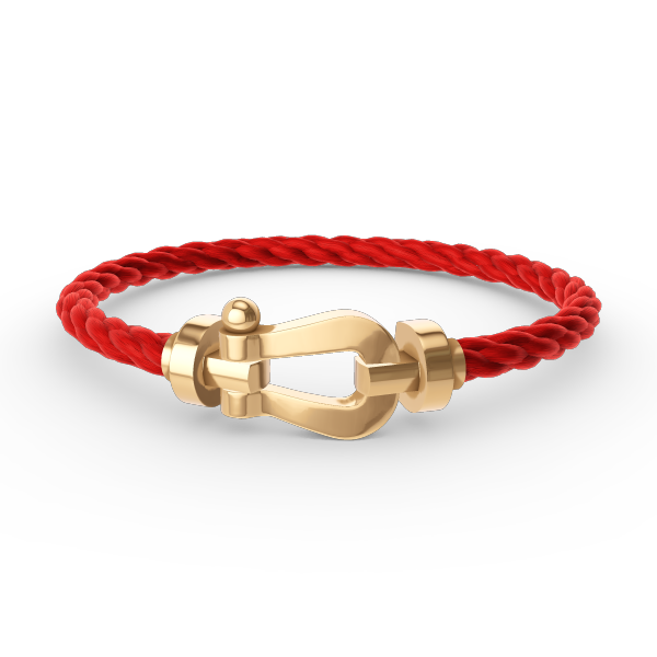 ¡®Star¡¯FORCE LARGE HORSESHOE NO DIAMOND BRACELET GOLD