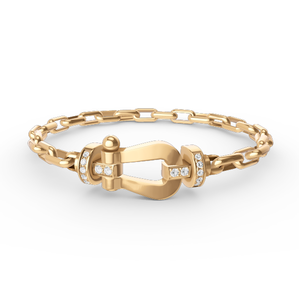 ¡®Star¡¯FORCE LARGE HORSESHOE CLASP  METAL BRACELET