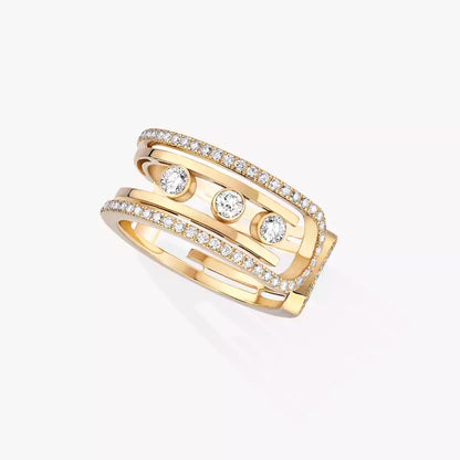 [moco jewelrys ]Move 10th Diamond Ring in Gold