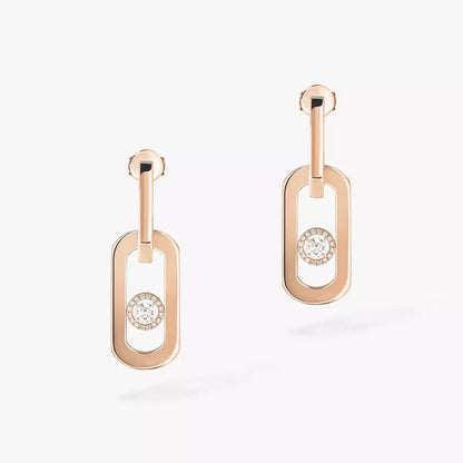 [moco jewelrys ]So Move XL Diamond Pendant Earrings