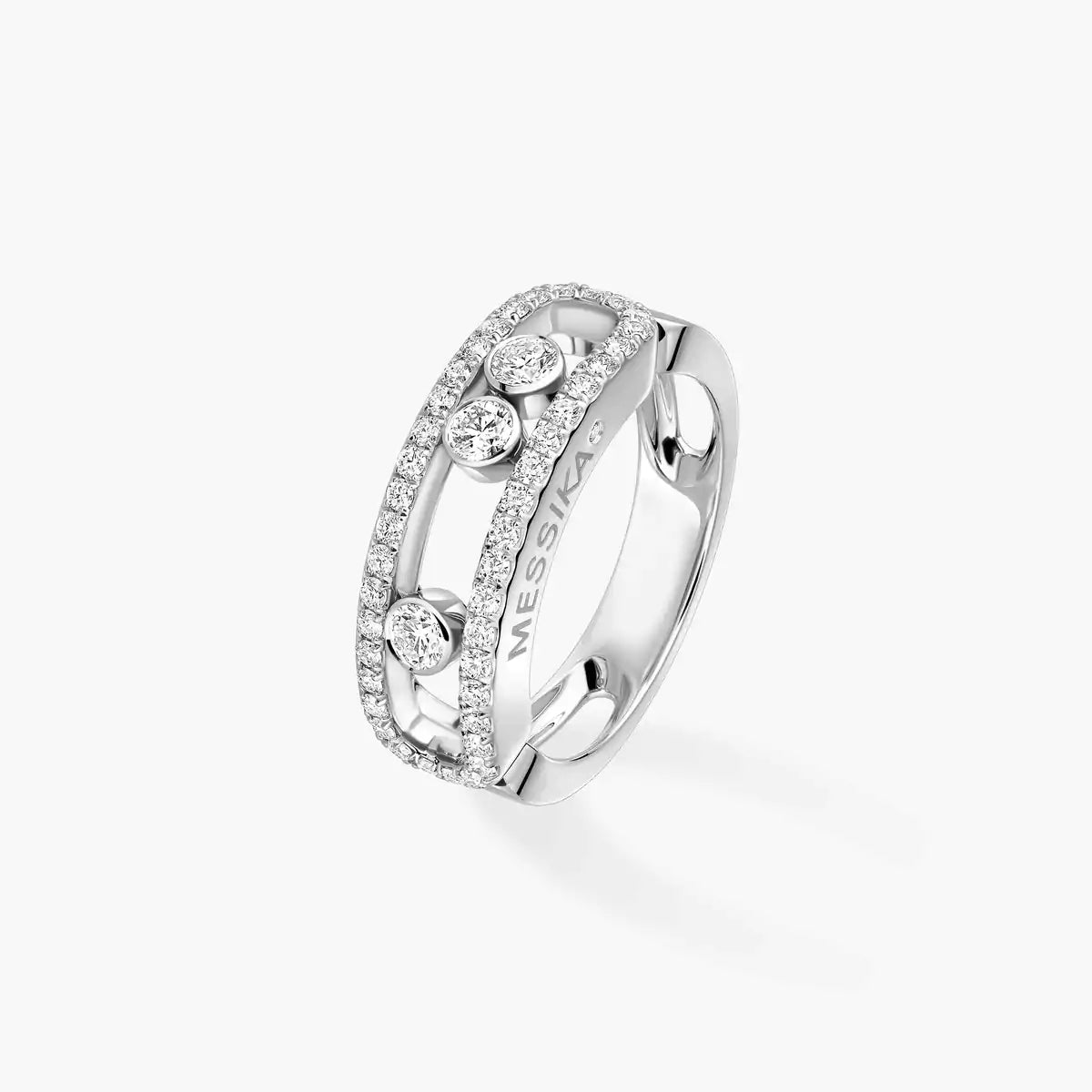 [moco jewelrys ] Move Gold Diamond Pave_ Ring