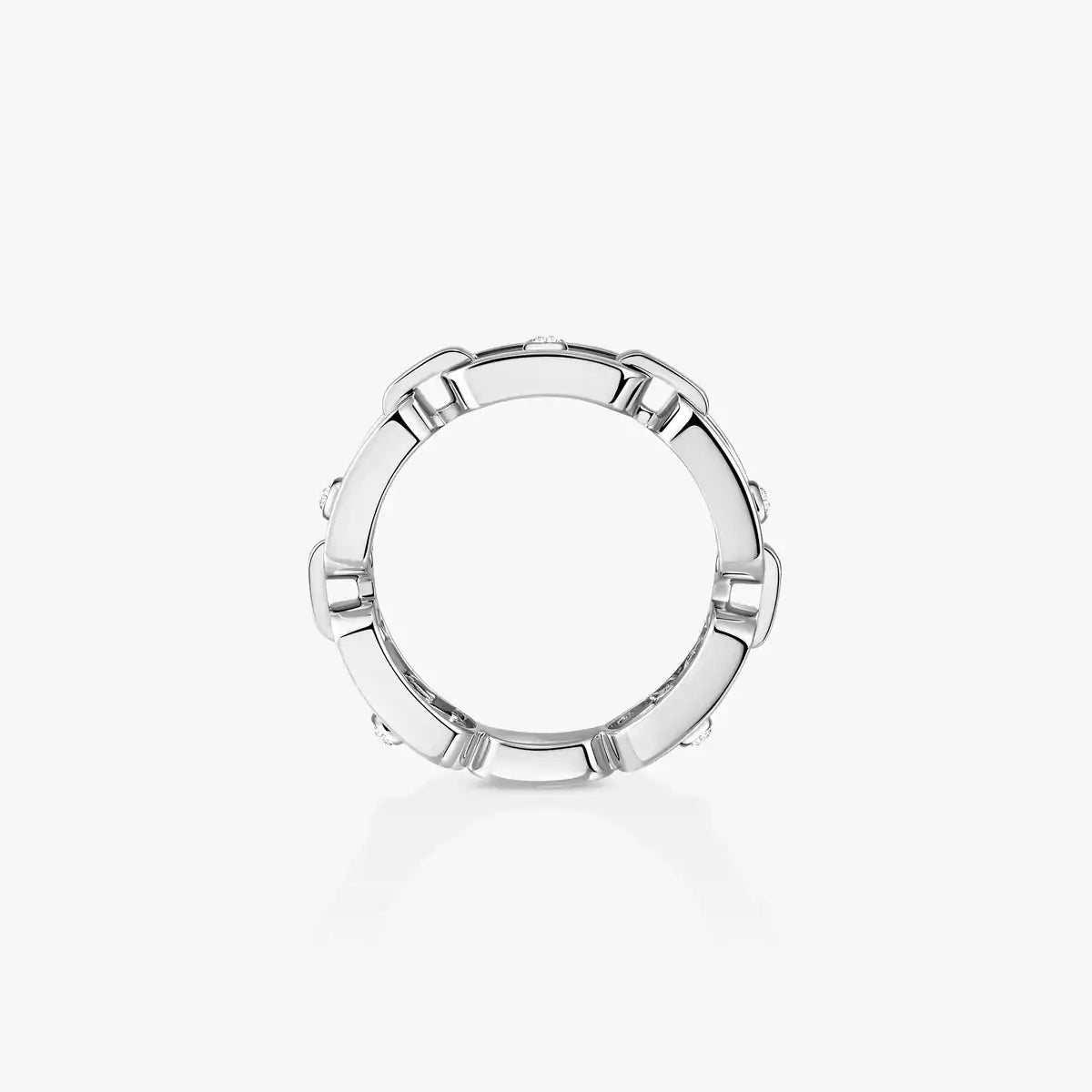 [moco jewelrys ]Move Link Pave_-Set Diamond Ring in Gold
