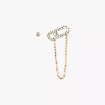 [moco jewelrys ]Move Uno Diamond Earrings