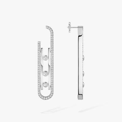 [moco jewelrys ]Diamond Pendant Earrings Move 10Th