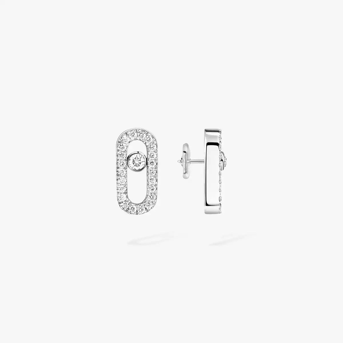 [moco jewelrys ]Move Uno Diamond Earrings