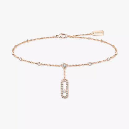 [moco jewelrys ] Move Uno pavé ankle bracelet