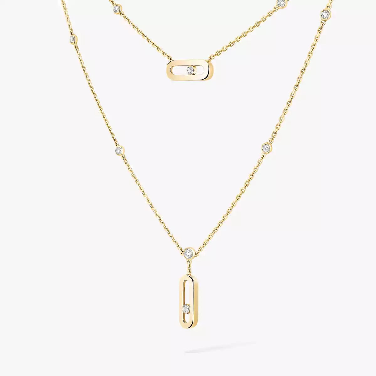 [moco jewelrys ] Move Uno Diamond Necklace