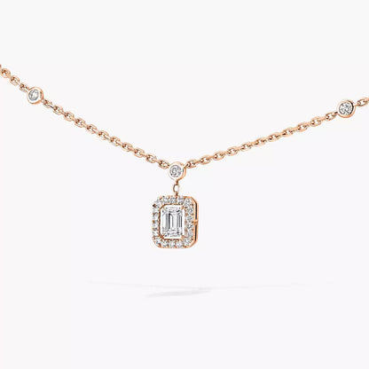 [moco jewelrys ]My Twin Diamond Necklace in Silver