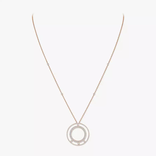 [moco jewelrys ]Move Romane Long Pave_-Set Diamond Necklace