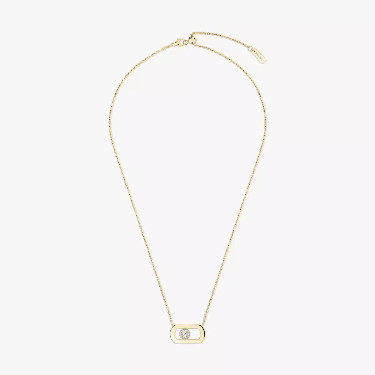 [moco jewelrys ]So Move Diamond Necklace in Gold