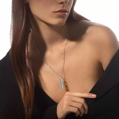 [moco jewelrys ]Diamond Necklace Move 10Th