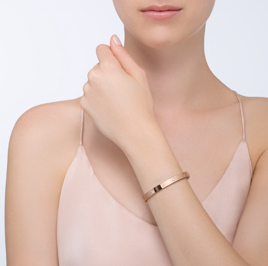 ¡®Moco¡¯LOVE BRACELET 6.1MM 4 DIAMONDS