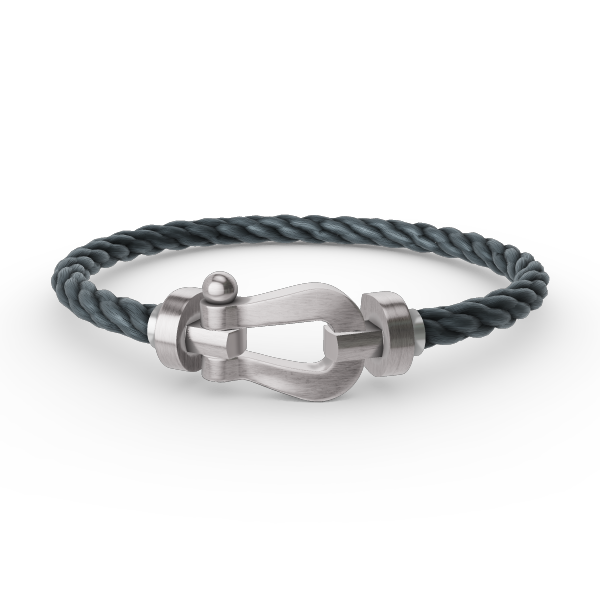 ¡®Star¡¯FORCE LARGE HORSESHOE NO DIAMOND BRACELET SILVER